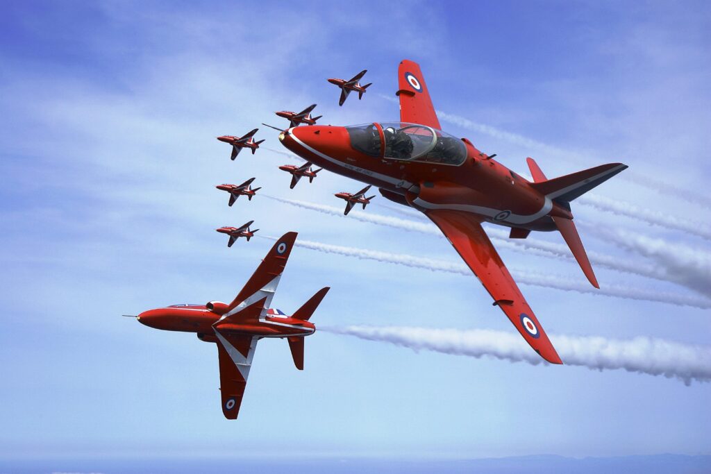 Red Arrows air show