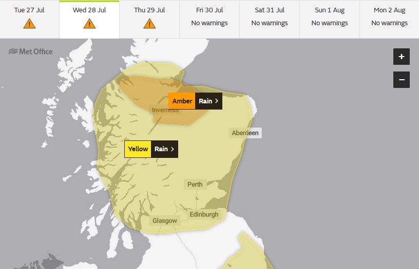 Thunderstorm warning