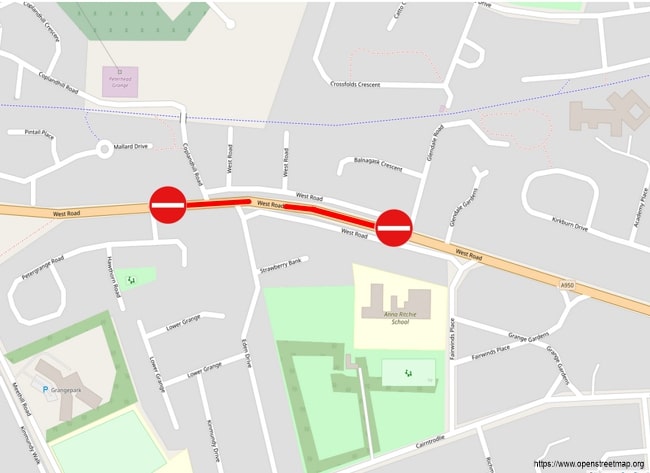 West Road new Closure