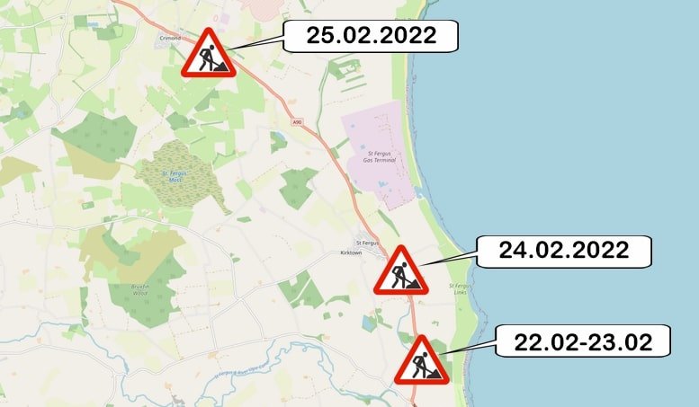 Planned Roadworks