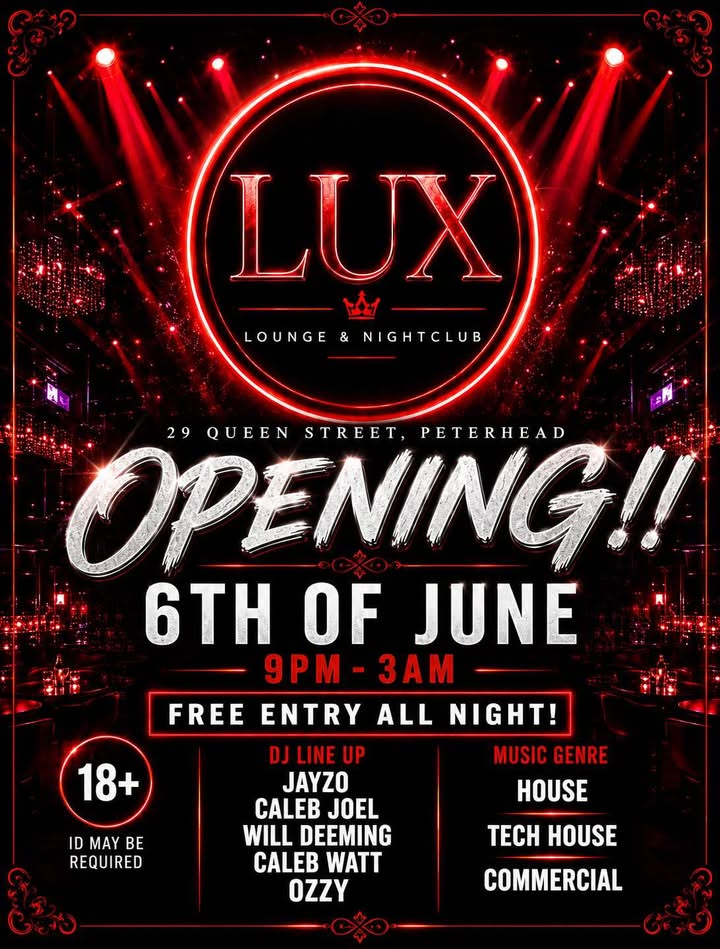 LUX Nightclub Peterhead