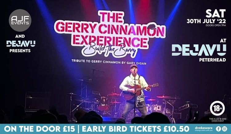 Gerry Cinnamon Tribute Experience