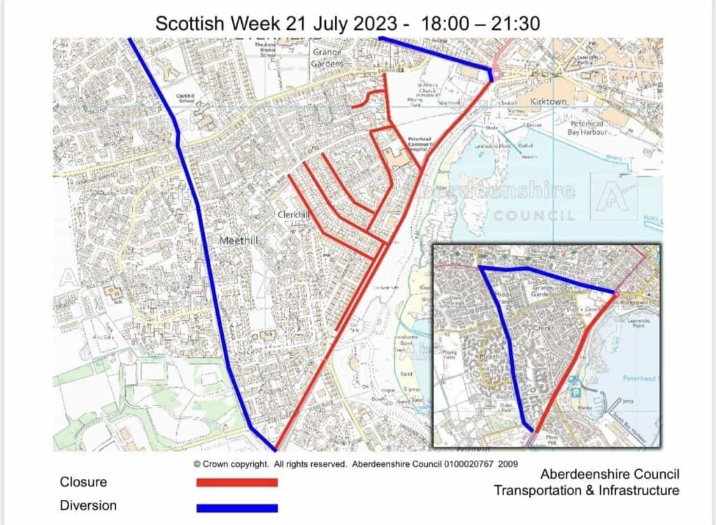 New Peterhead Roads Closure 21.07 Peterhead Www.Peterhead