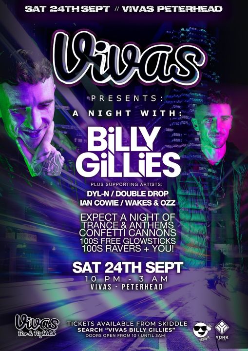 Presents a Night Billy Gillies