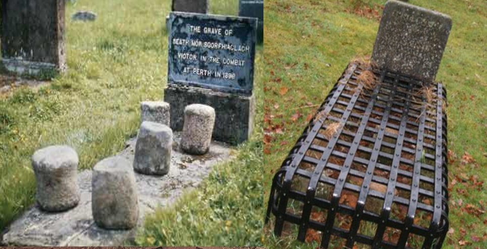 Famous Seath Mor grave protected 5 cursed stones