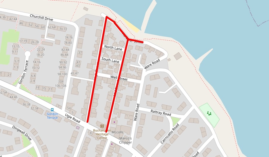 New Buchanhaven Streets Closure for 1 Day