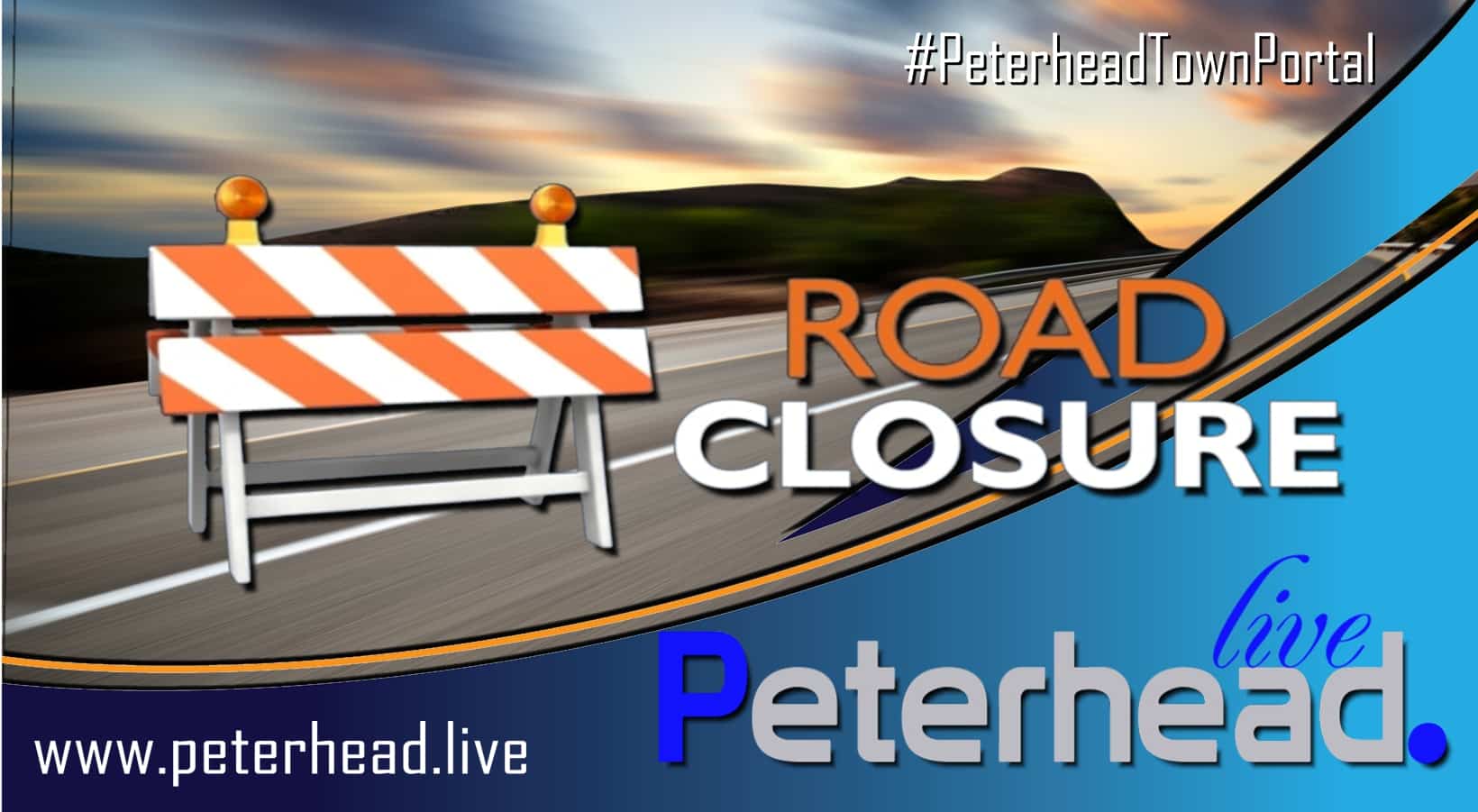 Emergency Road Closure in Cruden Bay 29.11