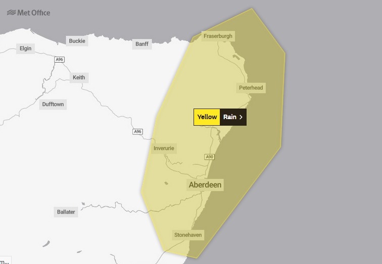 Yellow Weather Warning