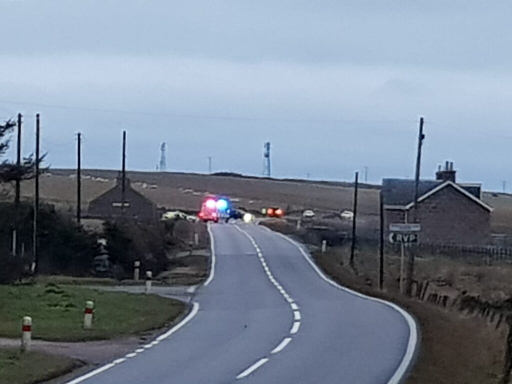 crash near Peterhead