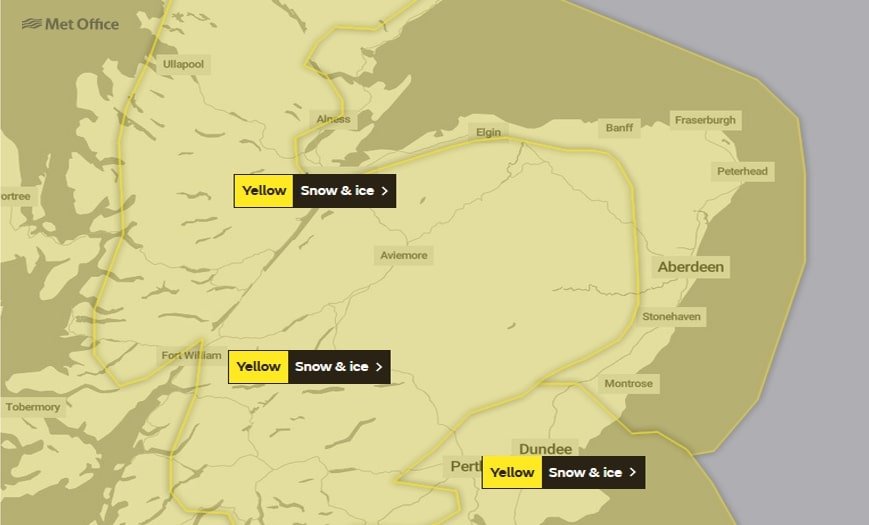 Weather Warning Snow and Ice 13-14.03