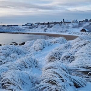 snow in Peterhead