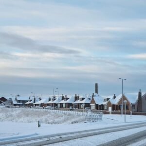 snow in Peterhead