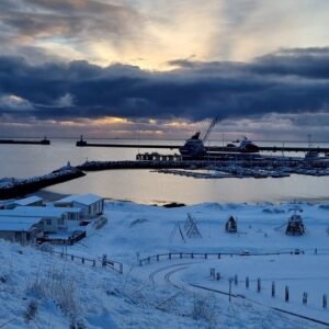 snow in Peterhead