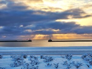 snow in Peterhead