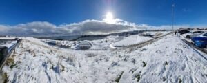 snow in Peterhead