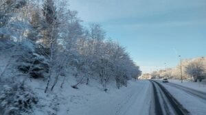 snow in Peterhead