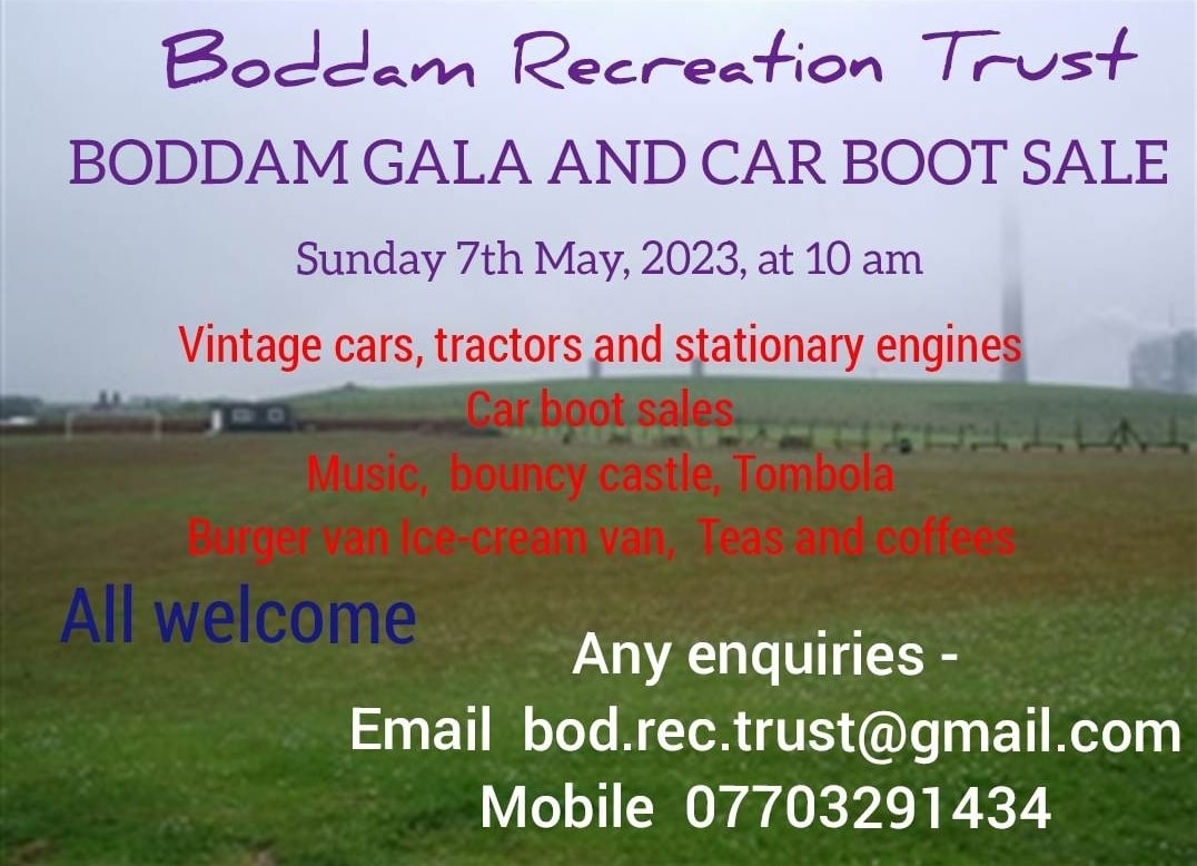 Gala and Car boot sale 7.05