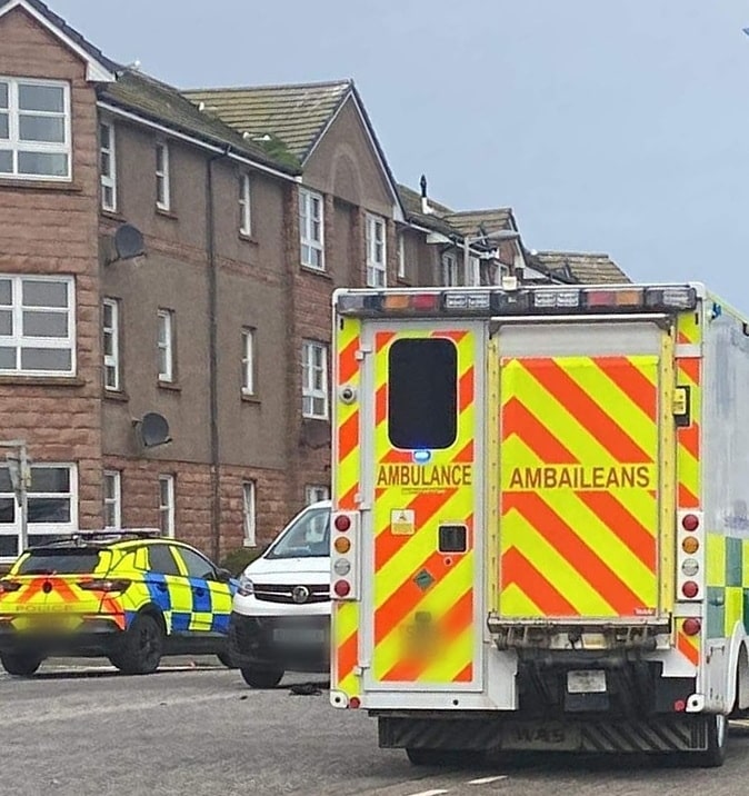 Two-vehicle Crash in Peterhead about 2pm