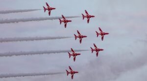 Red Arrows Display