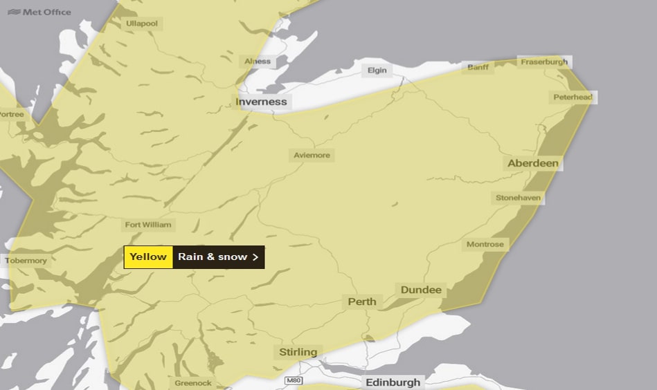 A New Yellow Weather Warning