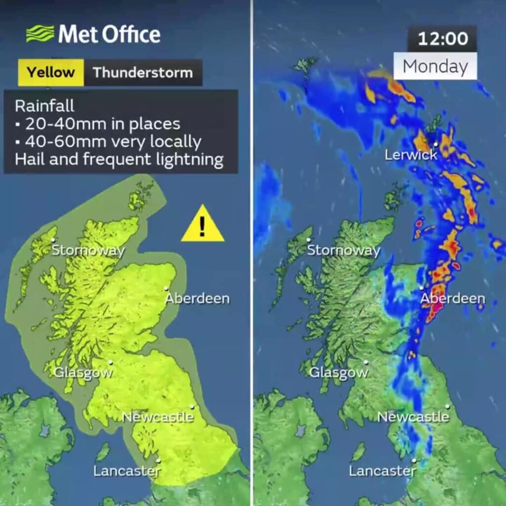 Thunderstorms Warning 1 min