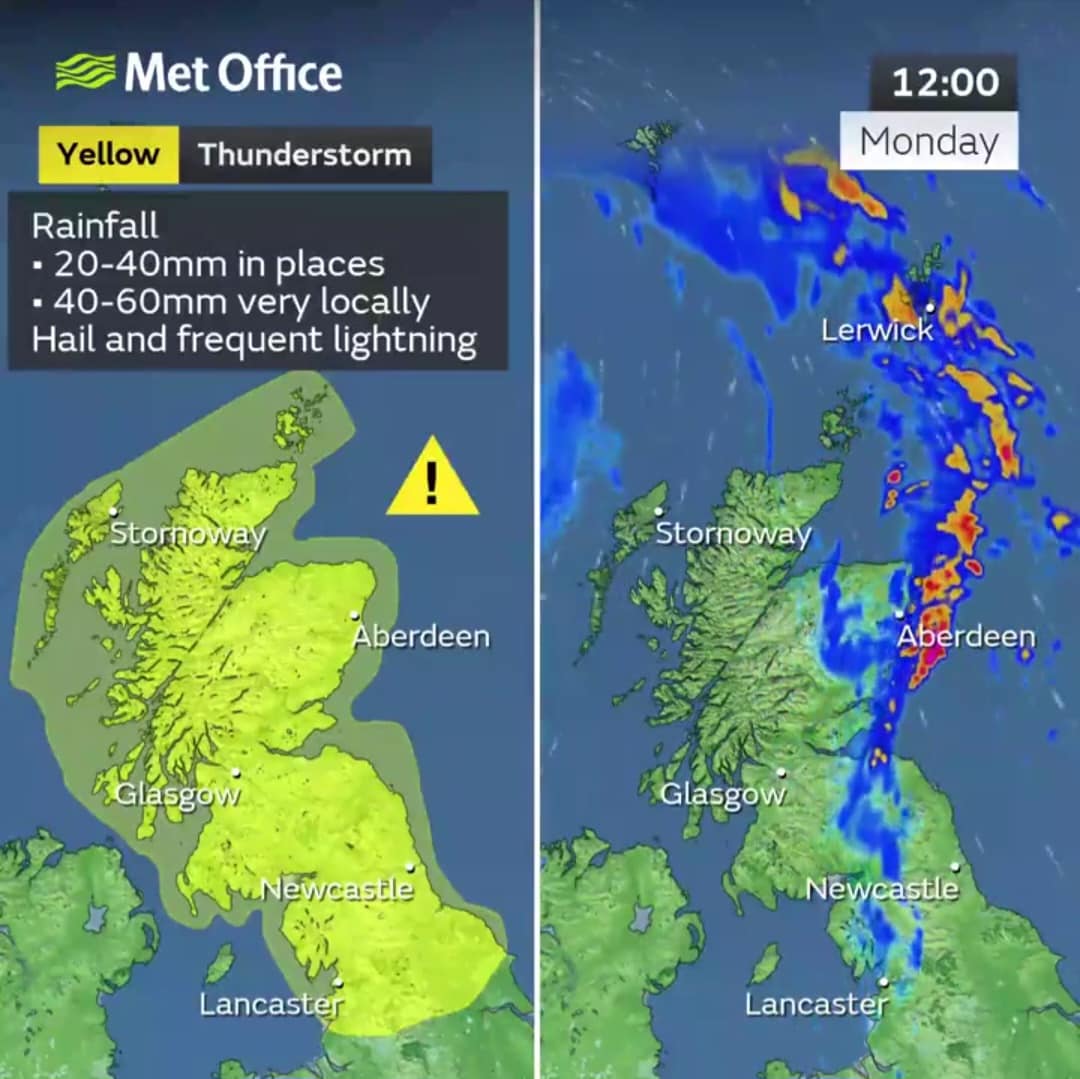 Thunderstorms Warning