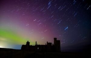 Aurora over Slains Castle 2024