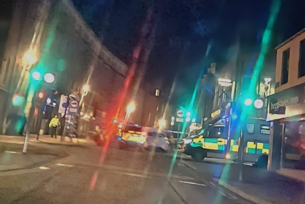 Police Incident at Peterhead Town Centre