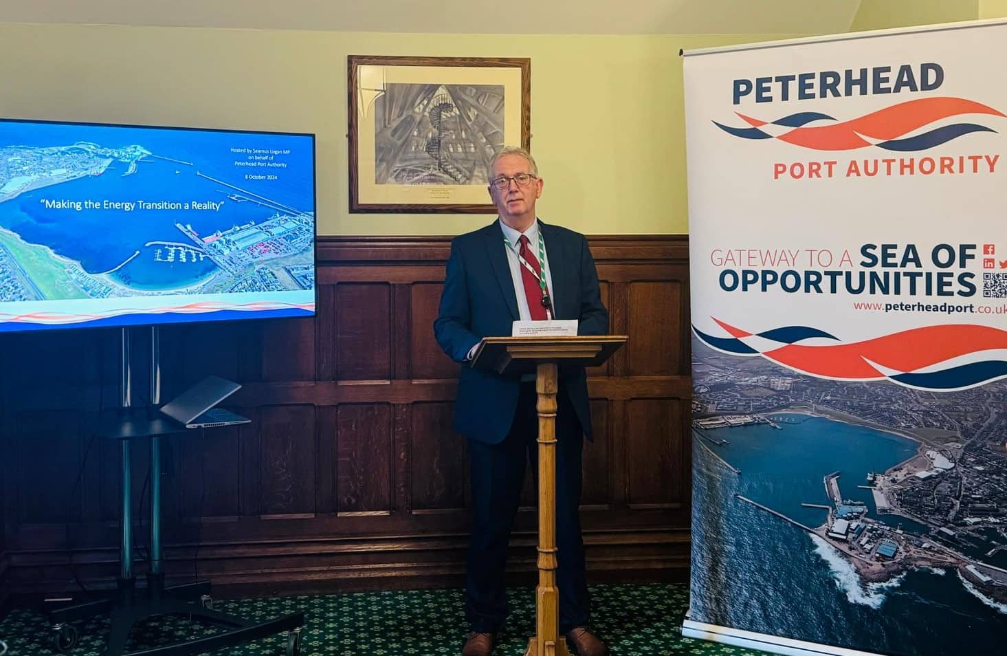 Logan Hosts Showcase Event for Peterhead Port