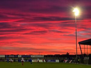 Balmoor Stadium Sunset