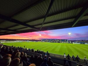 Balmoor Stadium Sunset