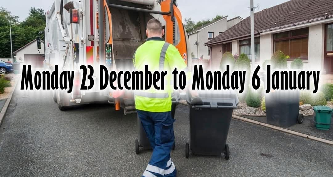 Festive Bins Collections and Household recycling centres