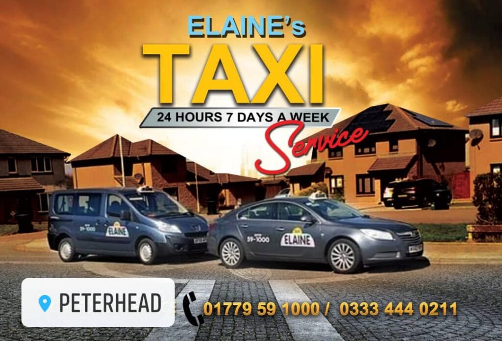 Elaines Taxis Peterhead 65 Marischal St min