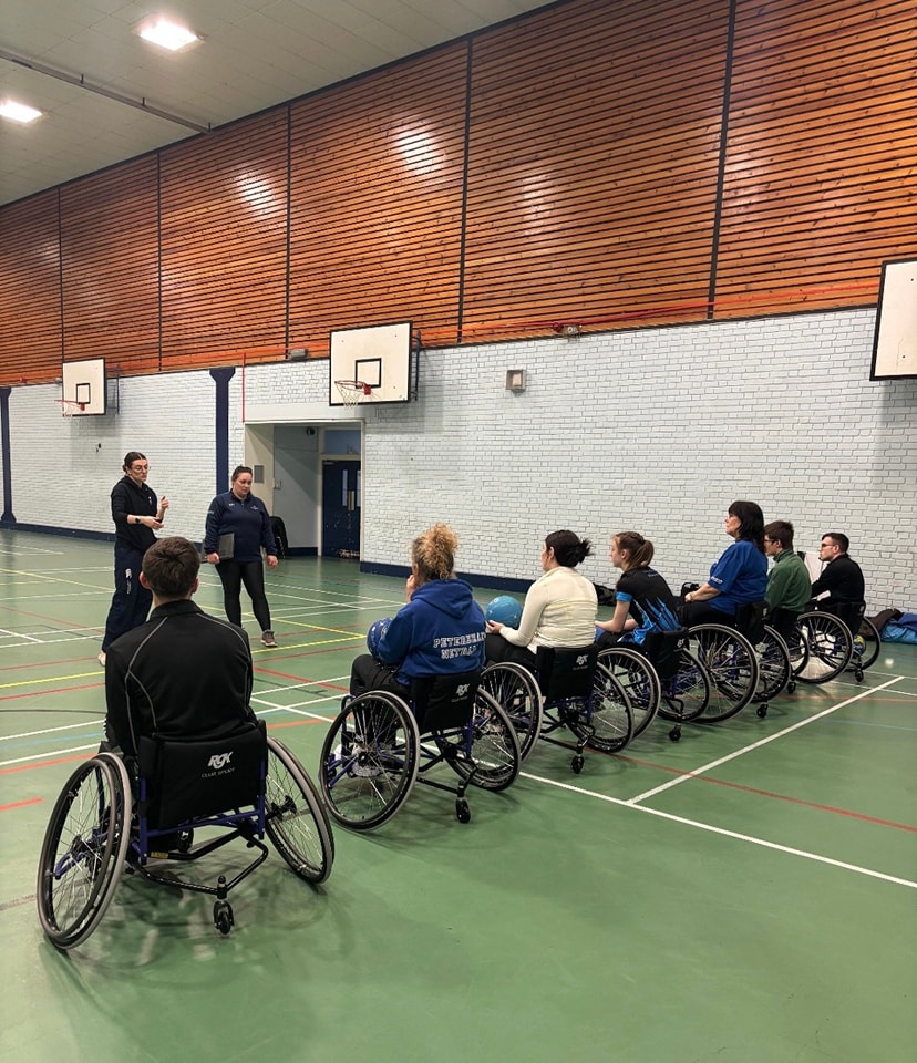 Peterhead Welcomes Its First Wheelchair Netball Session