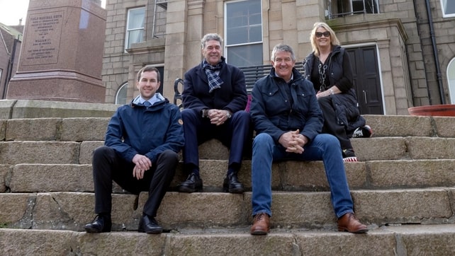 James Buchan Chair of Peterhead Neighbourhood Board 3 Four of the 15 members of the Peterhead Neighbourhood Board from left Steven Donald Brian McCombie James Buchan Dianne Beagrie min