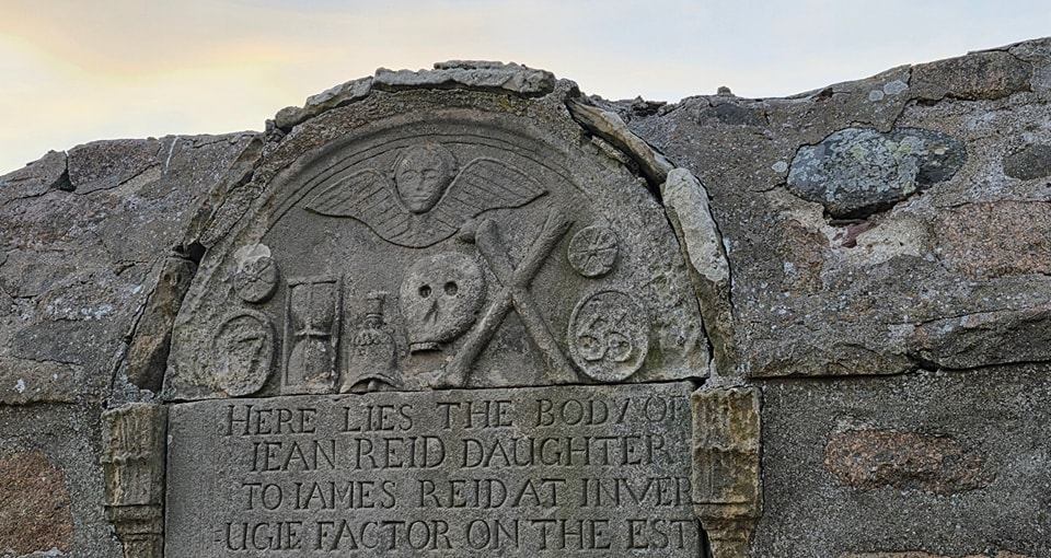 The Graves of Pirates near St Fergus 18th C 1 St Fergus Pirate Graveyard 2