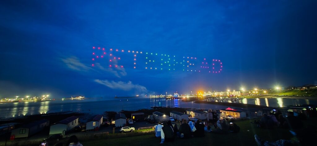Amazing Drone Show over Peterhead 2025 1 Peterhead Drone Light Show