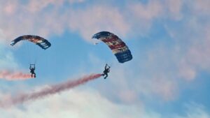 RAF Falcons parachute display team