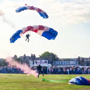 RAF Falcons parachute display team