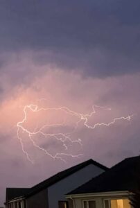 Incredible Photo of Thunderstorm Yesterday