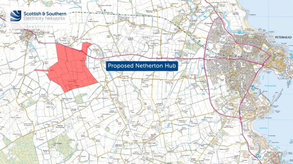 Netherton Hub between Peterhead and Mintlaw