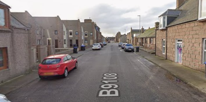B9108 Harbour Street Closure, Boddam 1 B9108 Harbour Street Closure, Boddam
