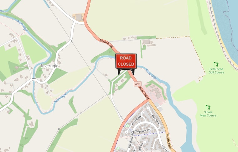 New A90 Peterhead Road Closure 1 North Road min