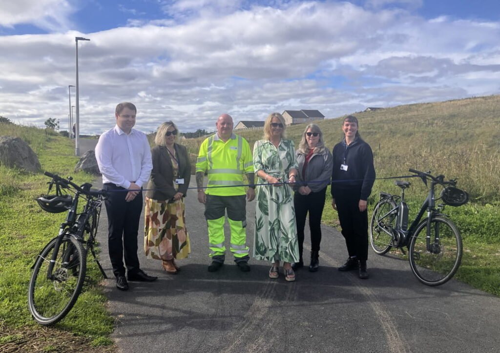 New Path Officially Opened at Peterhead 3 Collieburn active travel route 11