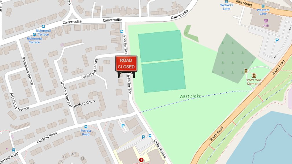 Links Terrace Closure 1 Links Terrace Closure